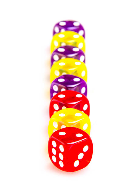 Colorful Dices stock photo