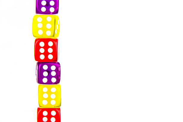 Colorful Dices stock photo