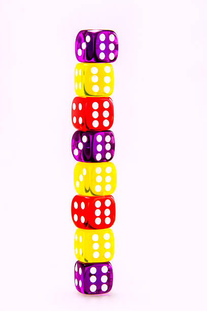 Colorful Dices stock photo