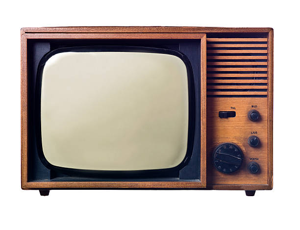 istock Vintage television isolated 468374363