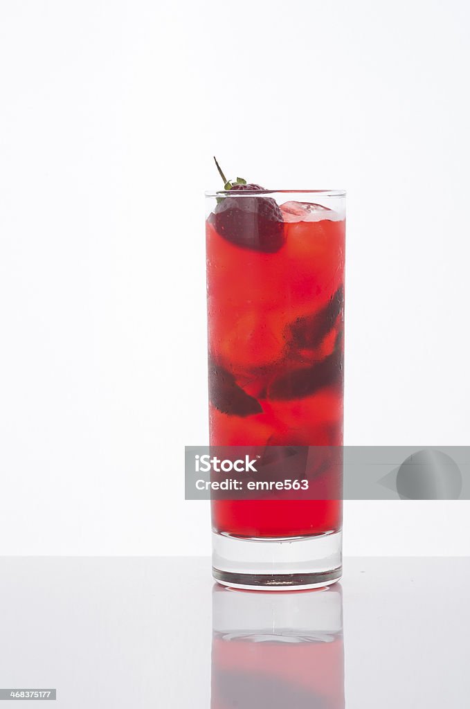 Rouge Cocktail à la fraise - Photo de Alcool libre de droits