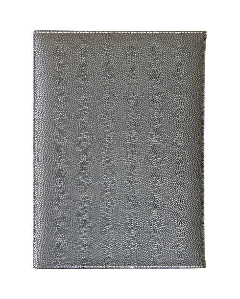 istock leather notebook cover isolated on white background 468375592
