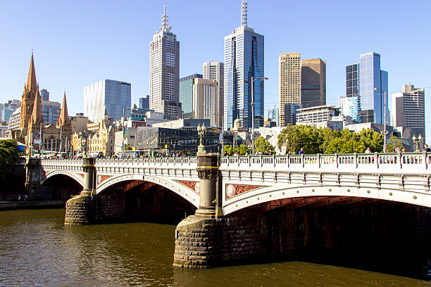 istock Prince bridge scenery city of Melbourne 468379724