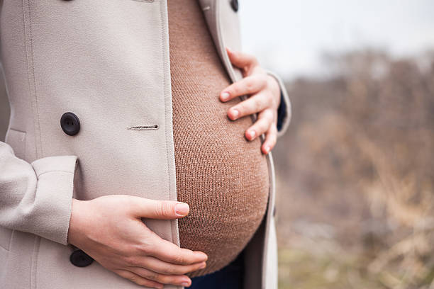 donna incinta all' - 40 weeks foto e immagini stock