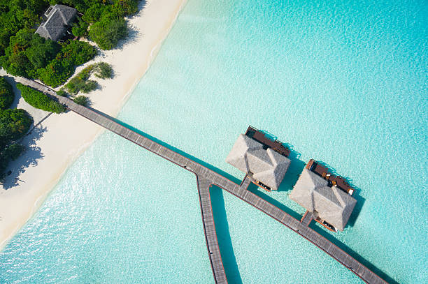 istock close aerial of tropical resort 468381002