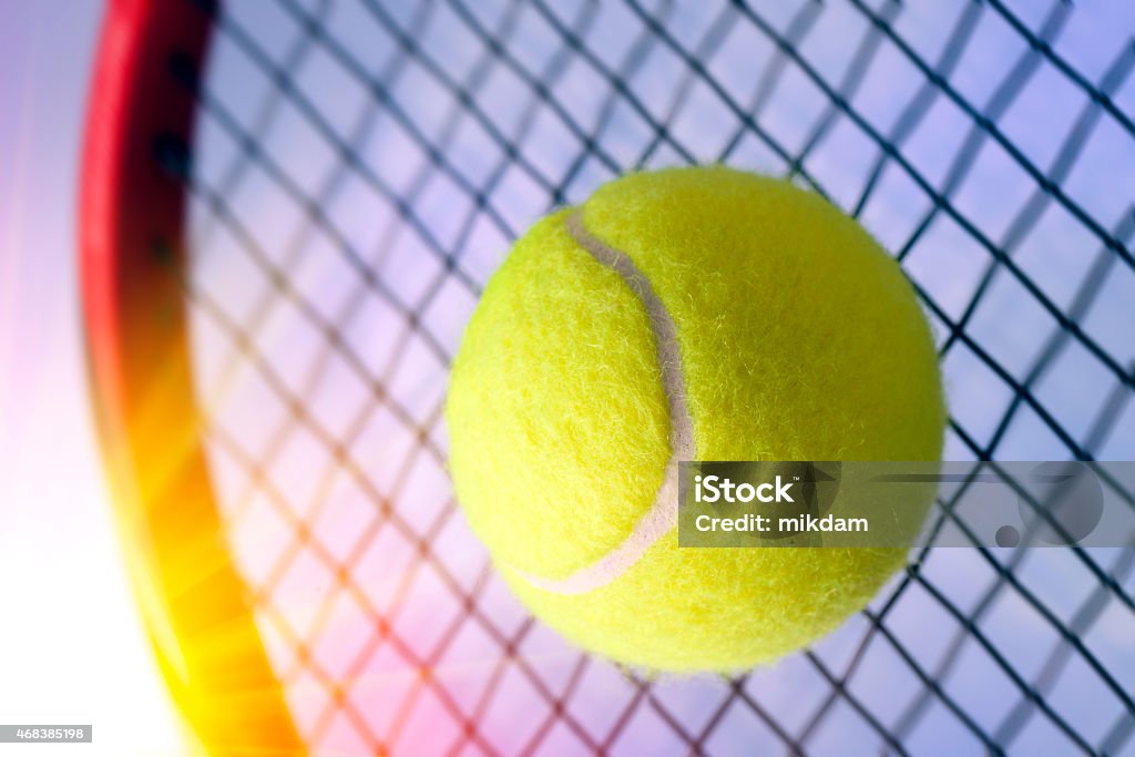 Ball and Racket 2015 Stock Photo