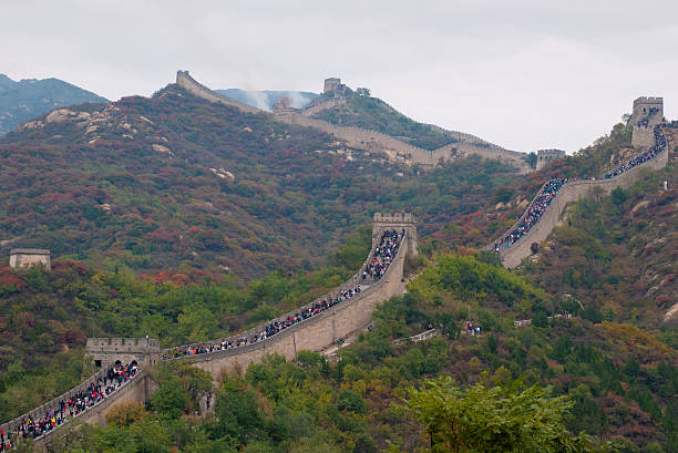 istock Badaling Great Wall at Weekend in Autumn 468386001