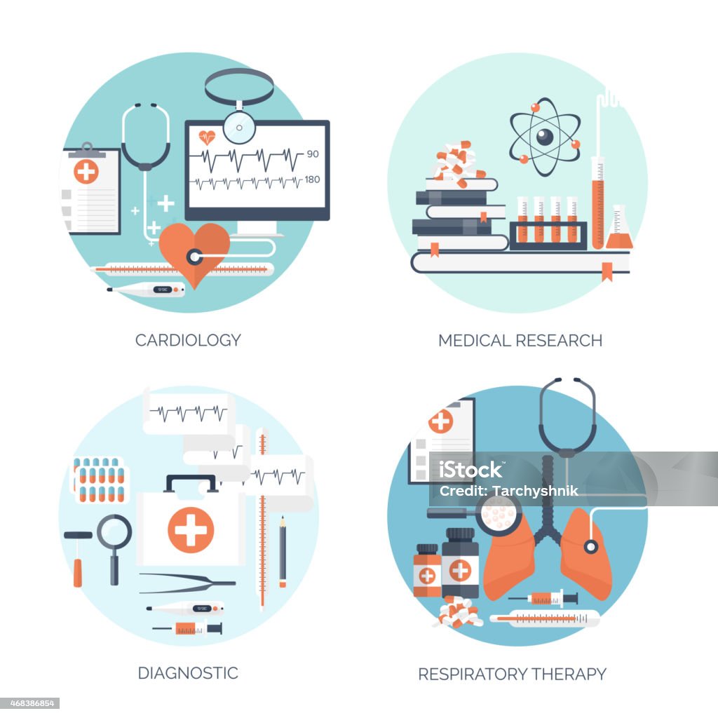 Vector illustration. Flat medical and chemical background. Research, experiment. Healthcare Vector illustration. Flat medical and chemical background. Research, experiment. Healthcare, first aid. 2015 stock vector