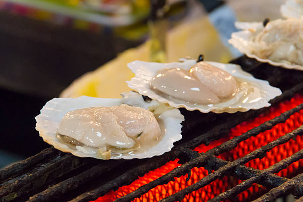 istock Scallops on the grill 468388798
