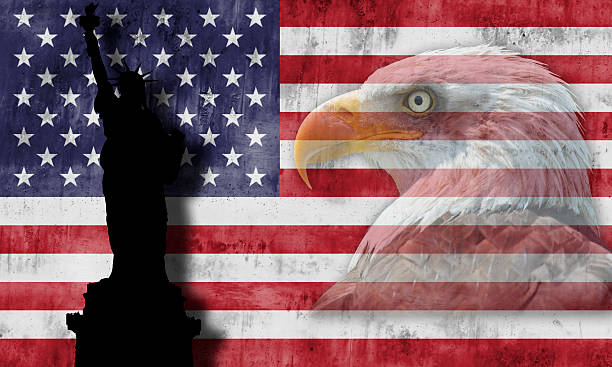 istock American flag and patriotic symbols 468392341