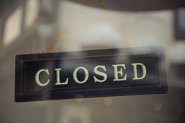 istock Business Closed Sign 468393229