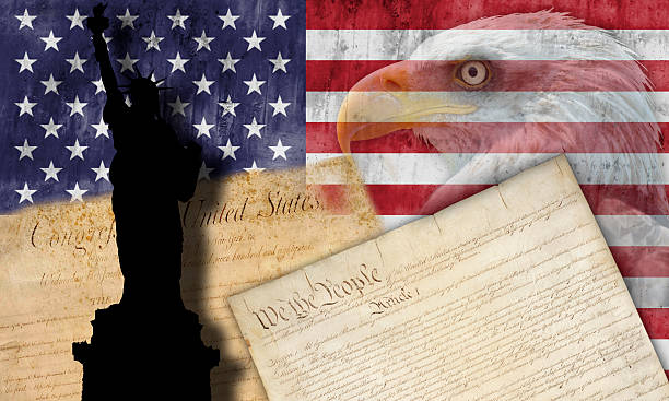 istock American flag and patriotic symbols 468394593