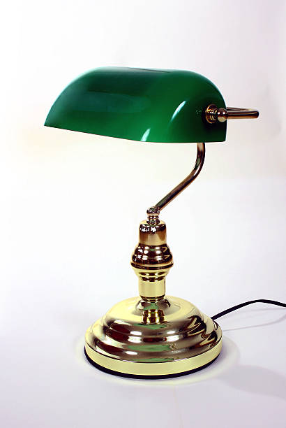 istock Green Bankers Lamp 468397156