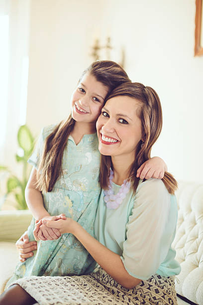 istock Happy mother posing with her daughter 468397420