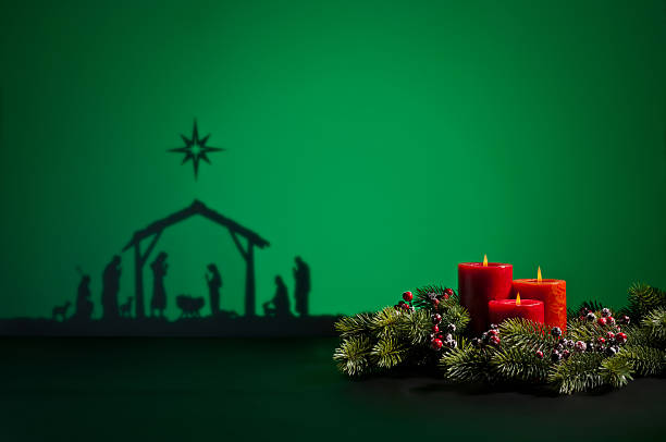 istock Birth Jesus and candles 468398709