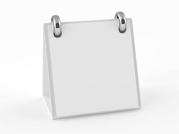 3D Blank Notepad stock photo