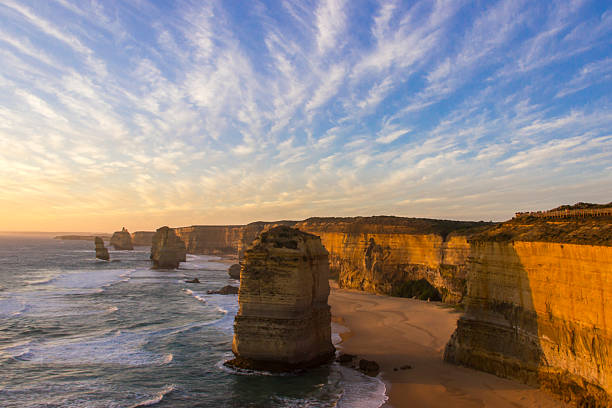 istock Before sunset at twelve apostles attractions on Green Ocean Road 468404926