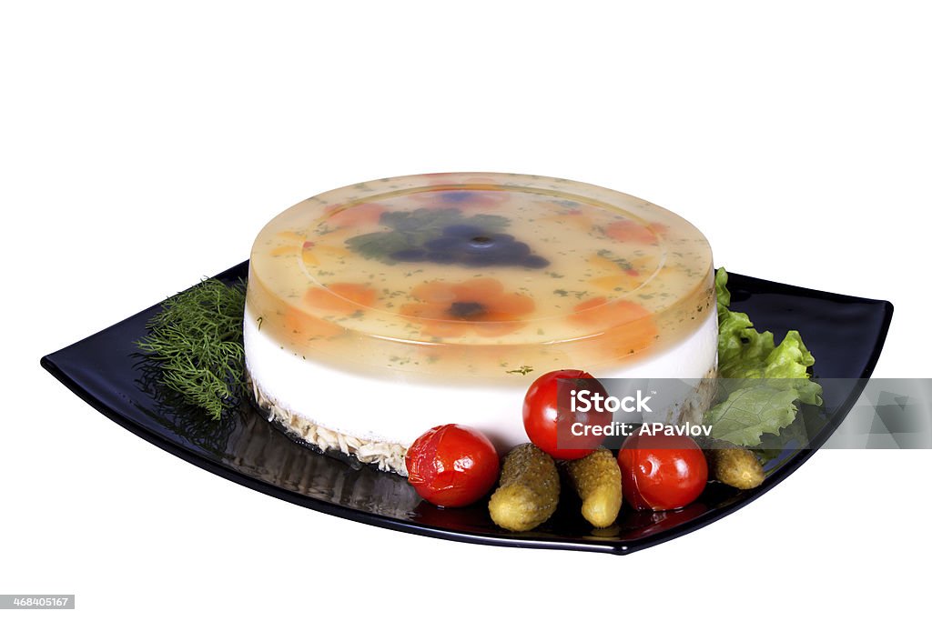 Aspic carne de frango - Royalty-free Almoço Foto de stock