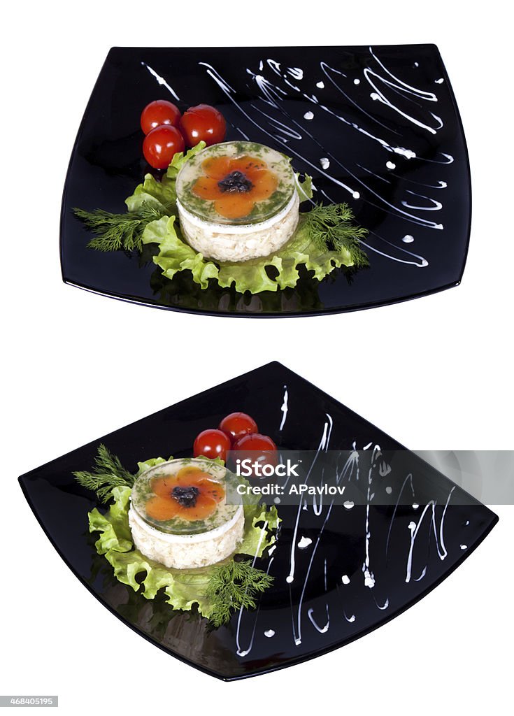 Aspic von Huhn Fleisch - Lizenzfrei Abnehmen Stock-Foto