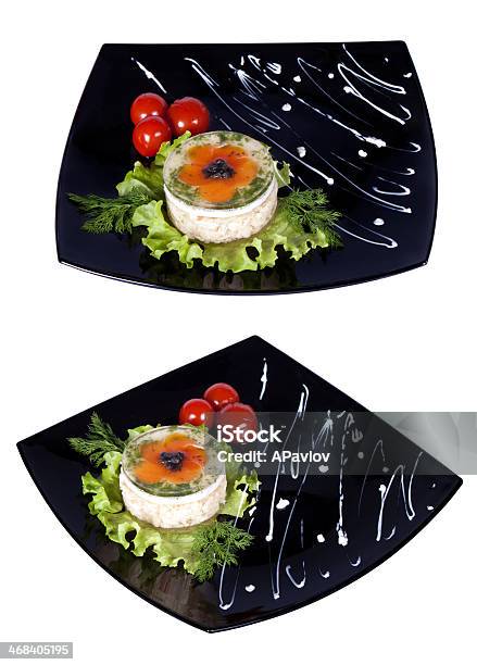 Aspic Carne De Frango - Fotografias de stock e mais imagens de Almoço - Almoço, Aspic, Branco