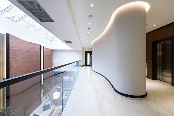 Corridor in luxury hotel