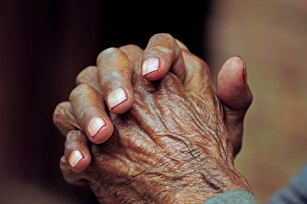 istock A pair of old hands folded in prayer 468406134