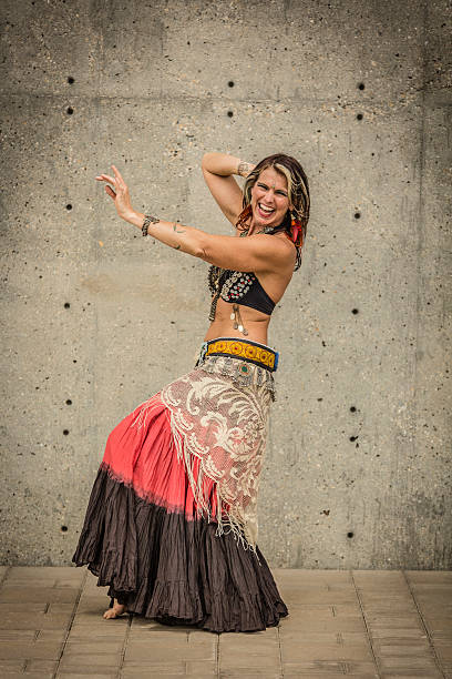 istock Portrait of a beautiful belly dancer 468406849