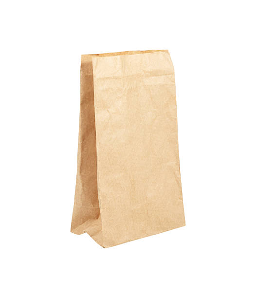 istock Brown Paper Bag Isolated on a White Background 468407654