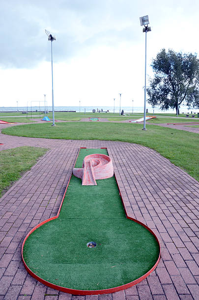 istock golf training field in the resort 468408071