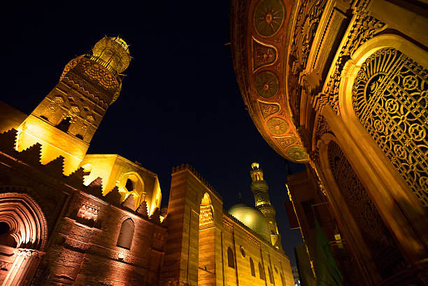 istock Qalawun complex at night, islamic Cairo, Egypt 468409990