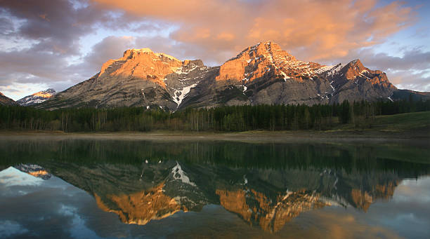 istock Mountain Reflection in Canadian Rockies 468410010