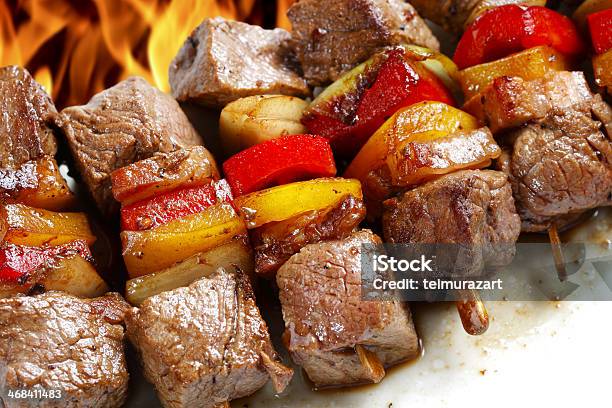Fried Meat Stock Photo - Download Image Now - Barbecue - Meal, Fried, Horizontal