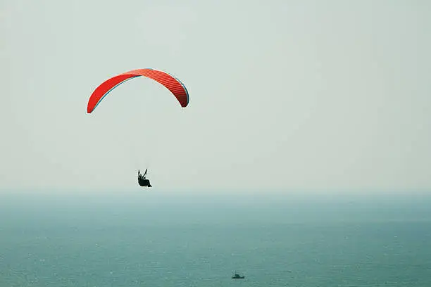 Photo of Paraplane flight over the sea