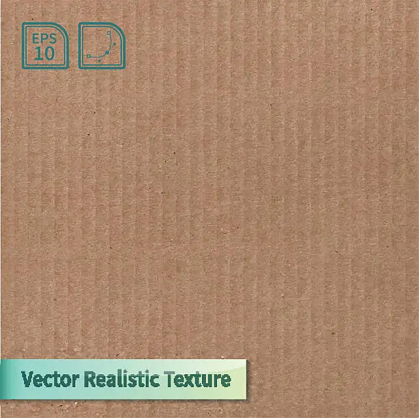Vector illustration of A vector of a cardboard texture background 