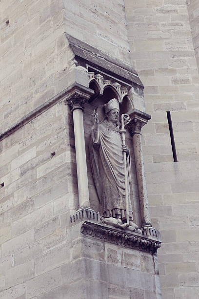 istock Architectural details of Cathedral Notre Dame de Paris 468416318