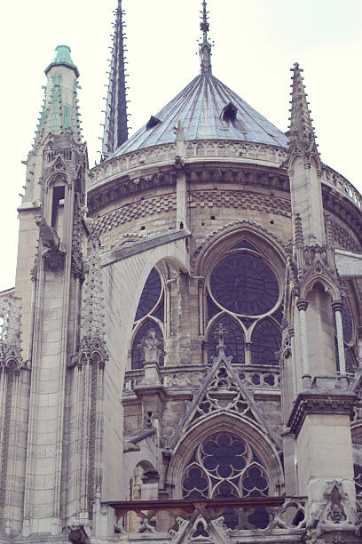 istock Architectural details of Cathedral Notre Dame de Paris 468416356