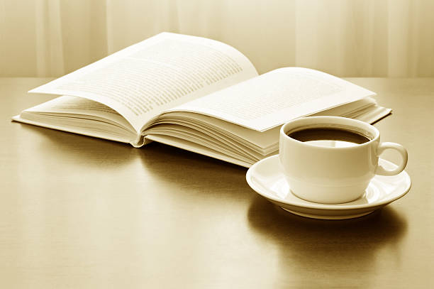 istock Coffee break in sepia tones 468417387