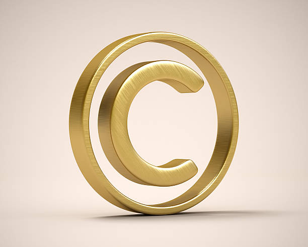 copyright-symbol - registered sign stock-fotos und bilder