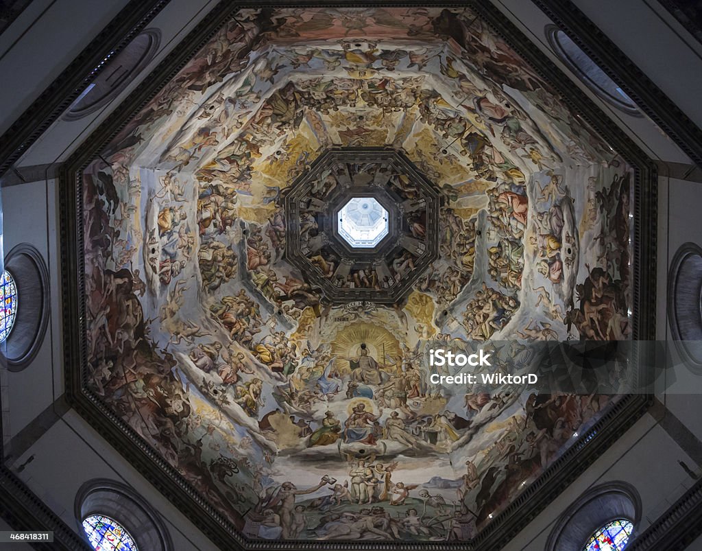 Fresco em Florença Catedral - Royalty-free Basílica Foto de stock