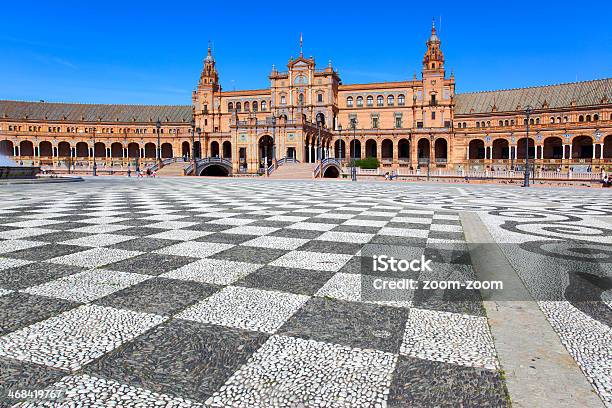 Piazza Di Spagna - Fotografie stock e altre immagini di Andalusia - Andalusia, Architettura, Blu