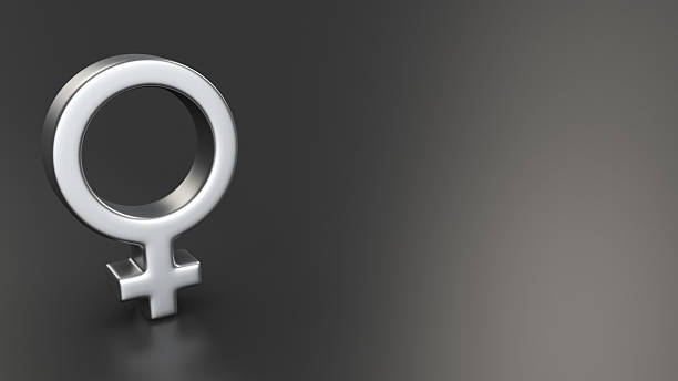 istock Female gender on black 468419817