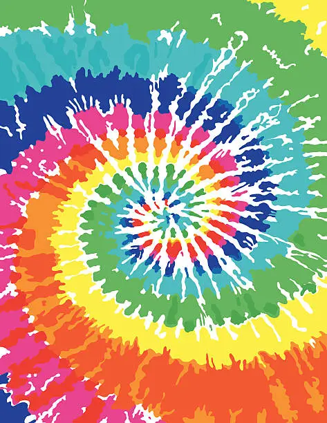 Vector illustration of Tie Dye Background