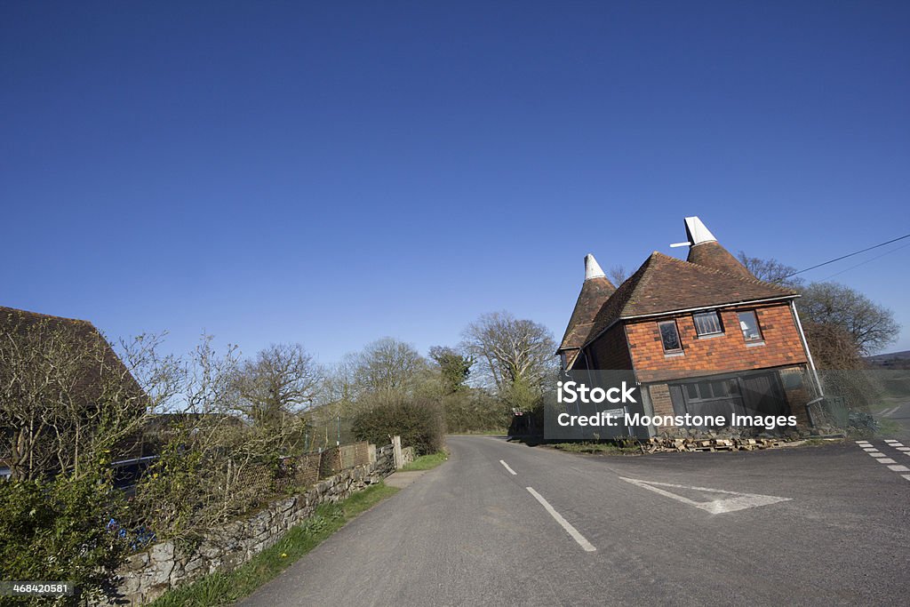 Oast Дом в Chiddingstone, Англия - Стоковые фото Кент - Англия роялти-фри