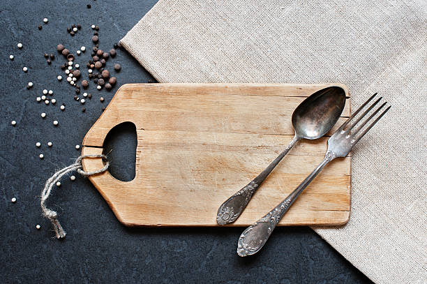 istock Cutlery setting with vintage details 468420802