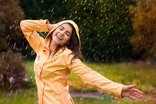 istock Happy woman enjoying in nature 468421035