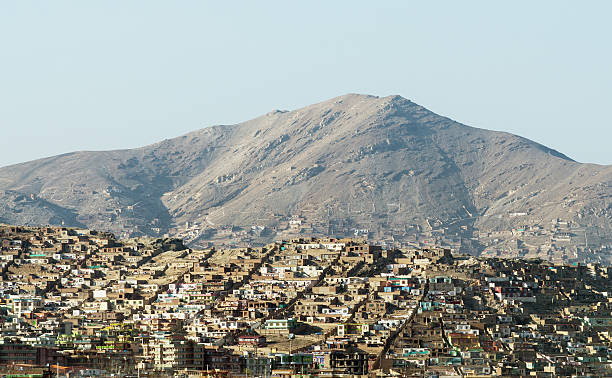 Kabul city view, Afghanistan stock photo