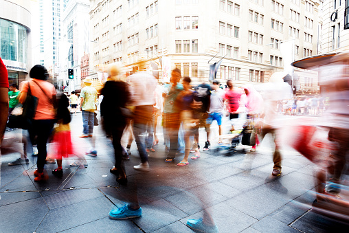 Sydney, pedestrians on the street