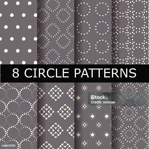 Circle Pattern For Loop Circle Pattern Set Stock Illustration - Download Image Now - 2015 ...