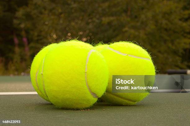 Yellow Tennis Balls 16 Stock Photo - Download Image Now - Activity, Circle, Close-up