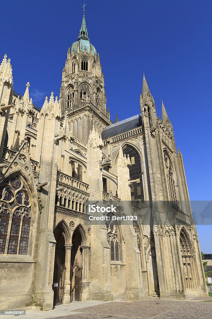 Catedral de Bayeux, a Normandia França - Foto de stock de Antigo royalty-free